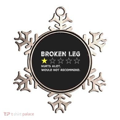 Broken Leg Injury Recovery Funny Get Well Soon Ornament