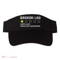 Broken Leg Injury Recovery Funny Get Well Soon Visor thumb 0