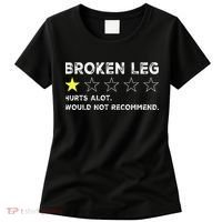 Broken Leg Injury Recovery Funny Get Well Soon Women's T-Shirt thumb 0