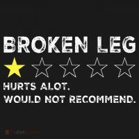 Broken Leg Injury Recovery Funny Get Well Soon Kids Sweatshirt thumb 2
