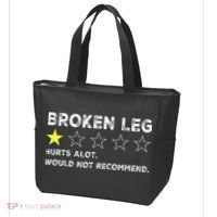 Broken Leg Injury Recovery Funny Get Well Soon Tote Bag thumb 3