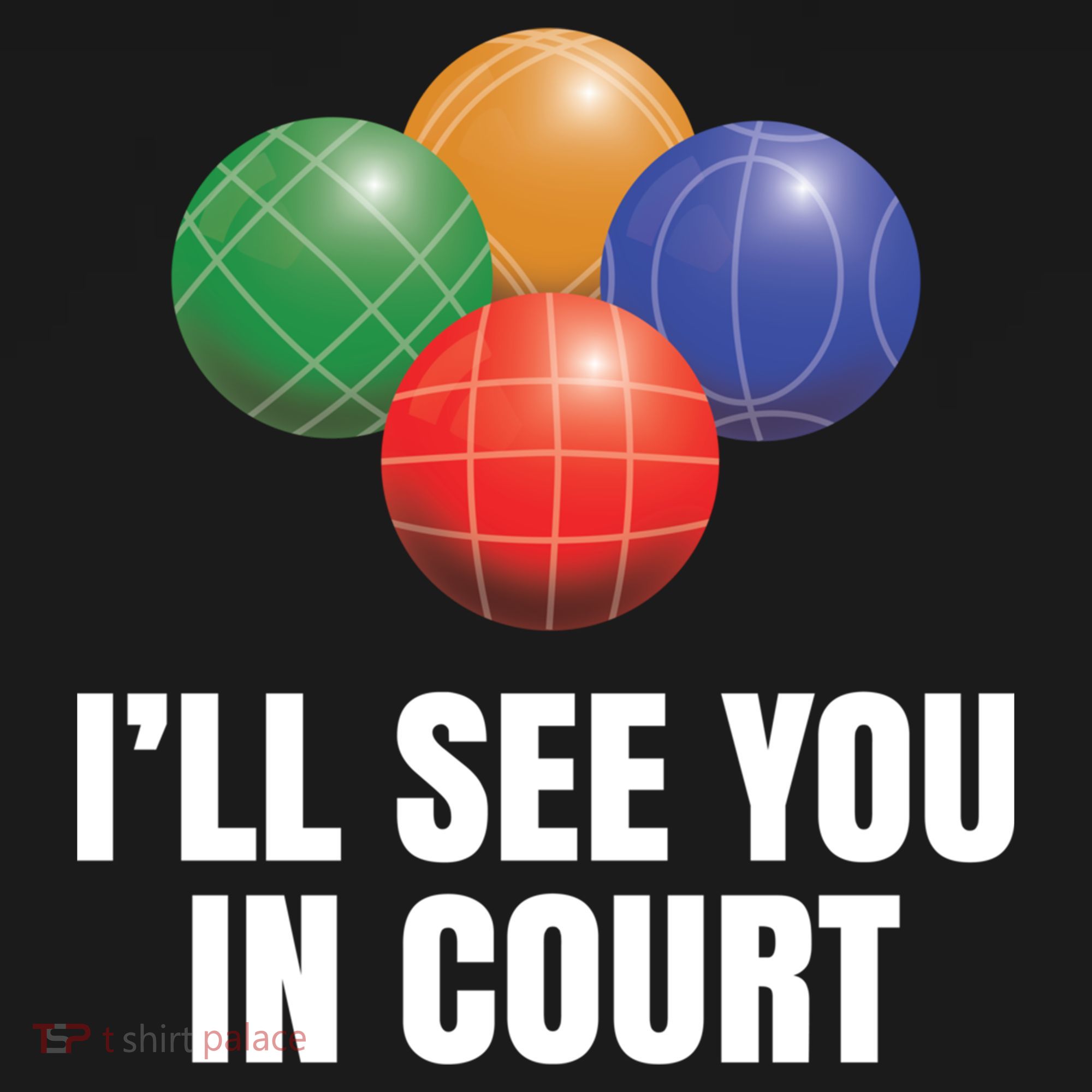 Bocce Legend ILl See You In Court Funny Bocce Ball Cute Gift Women's Hoodie