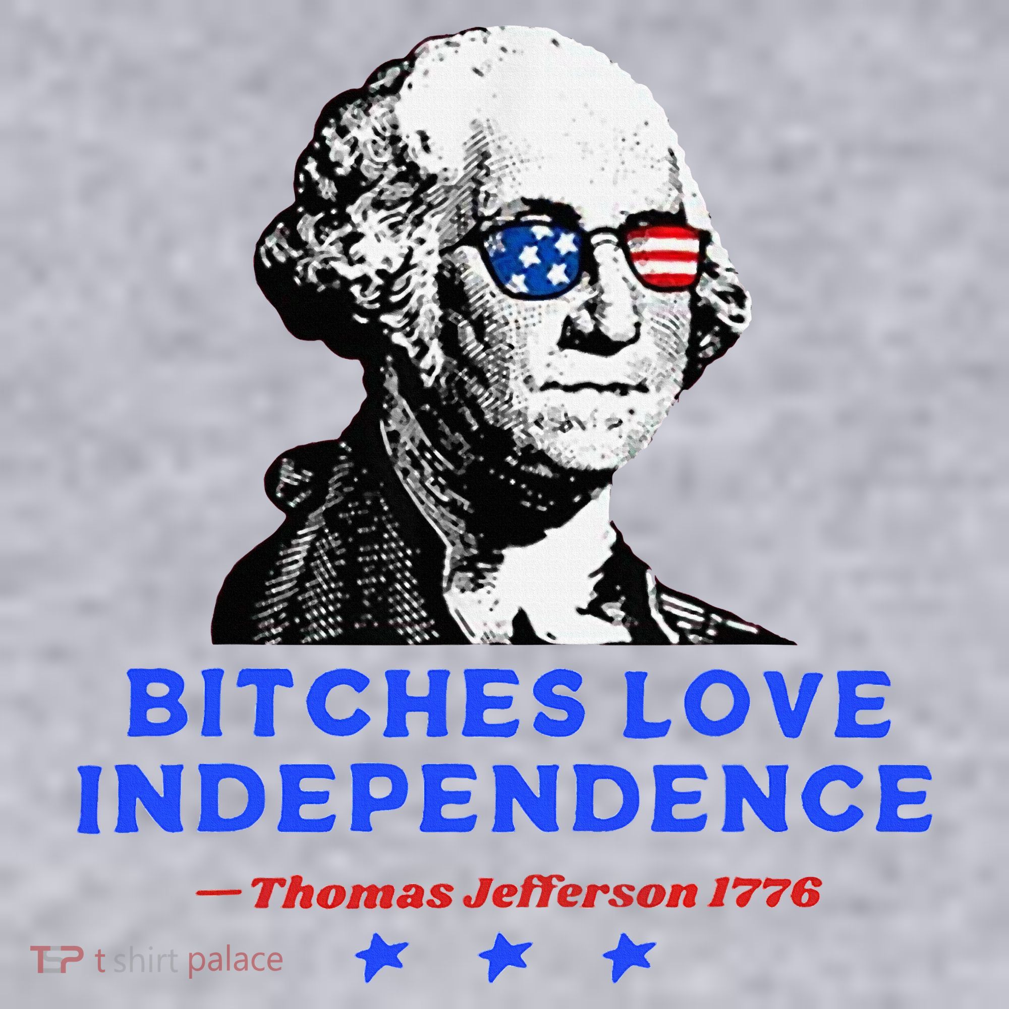 Bitches Love Independence Funny Founding Fathers Women's Sweatshirt