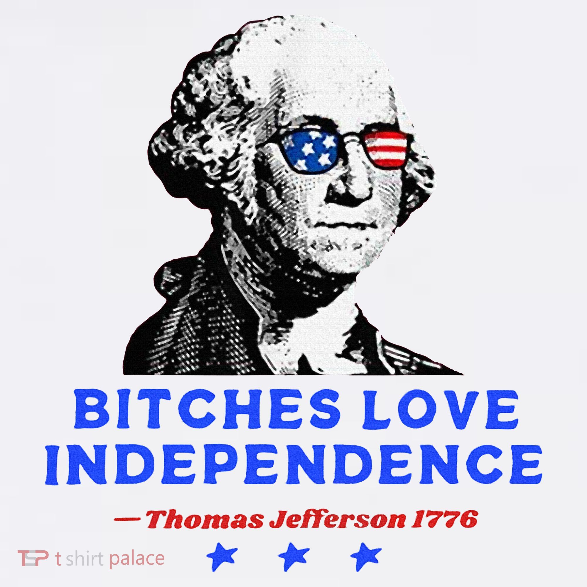Bitches Love Independence Funny Founding Fathers Beanie
