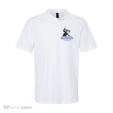 Bitches Love Independence Funny Founding Fathers Polo
