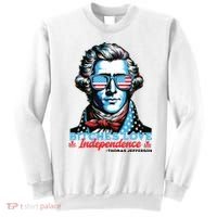 Bitches Love Independence Funny 4th Of July Thomas Jefferson Sweatshirt thumb 0