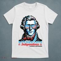 Bitches Love Independence Funny 4th Of July Thomas Jefferson T-Shirt thumb 5