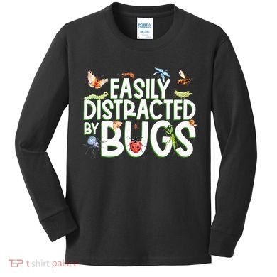 Bug Lover Insect Lover Types Of Bugs Bug Collector Bug Kids Long Sleeve Shirt