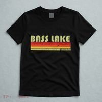 Bass Lake Indiana Funny Fishing Camping Summer Gift T-Shirt thumb 5