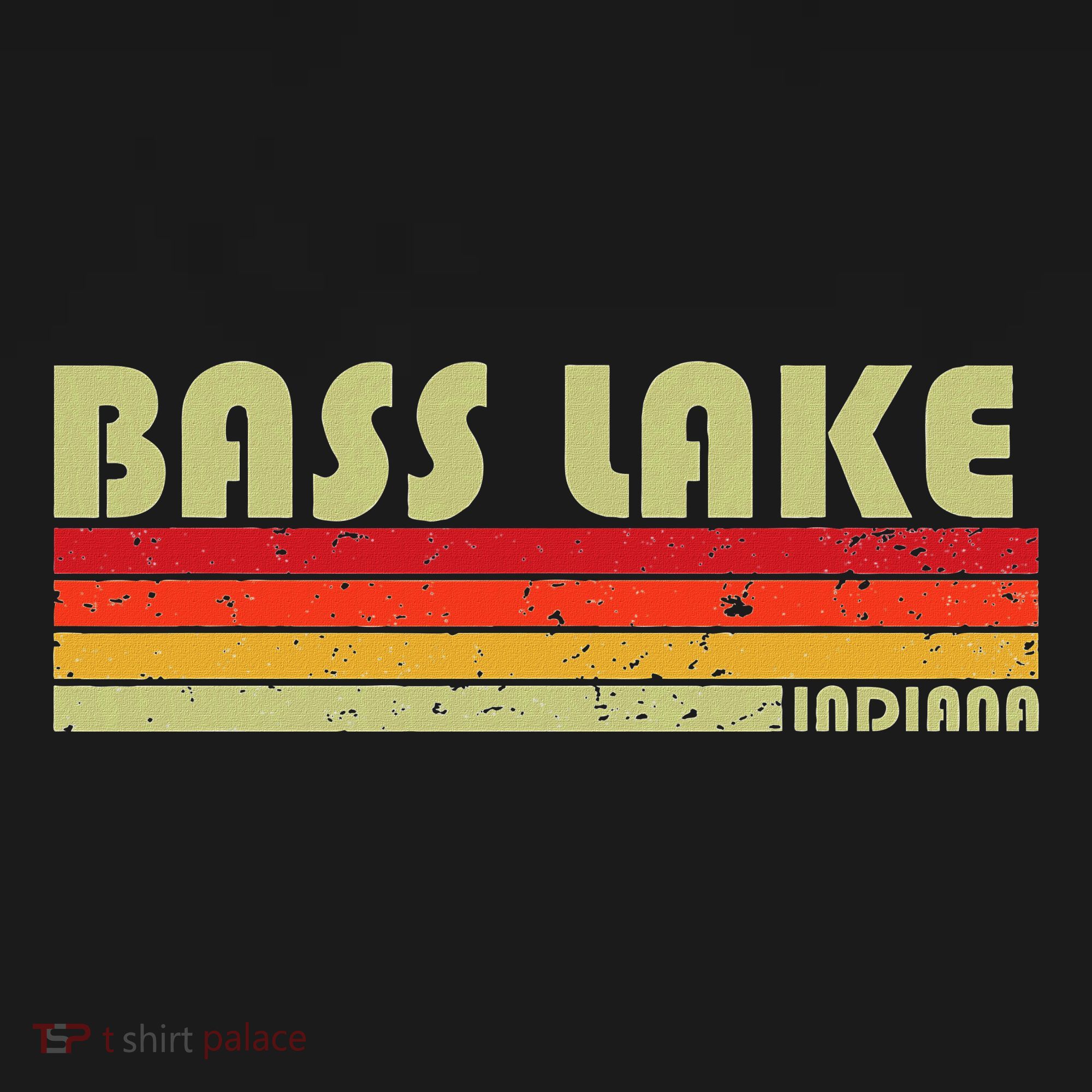 Bass Lake Indiana Funny Fishing Camping Summer Gift Women's Hoodie