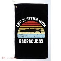 Barracuda Life Is Better With Barracudas Golf Towel thumb 0
