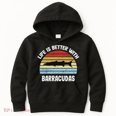 Barracuda Life Is Better With Barracudas Kids Hoodie