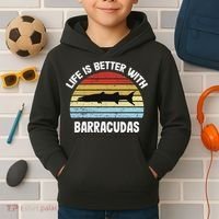Barracuda Life Is Better With Barracudas Kids Hoodie thumb 2