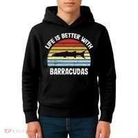 Barracuda Life Is Better With Barracudas Kids Hoodie thumb 4