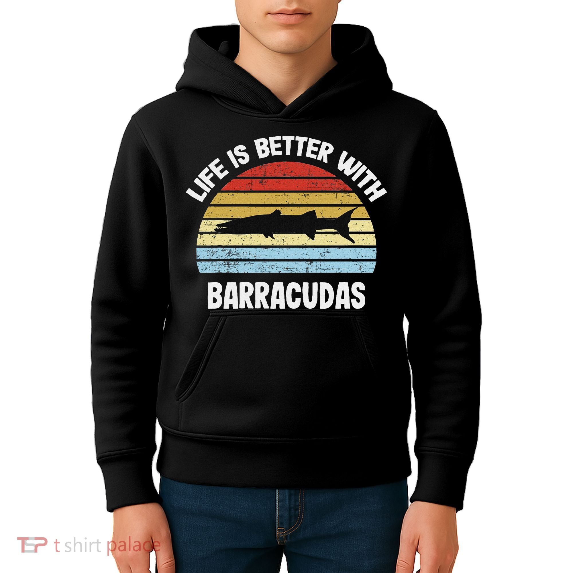 Barracuda Life Is Better With Barracudas Kids Hoodie
