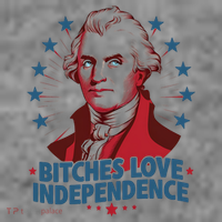 Bitches Love Independence Funny Founding Fathers 4th Of July Toddler Hoodie thumb 2