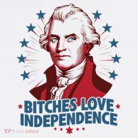 Bitches Love Independence Funny Founding Fathers 4th Of July Tank Top thumb 6