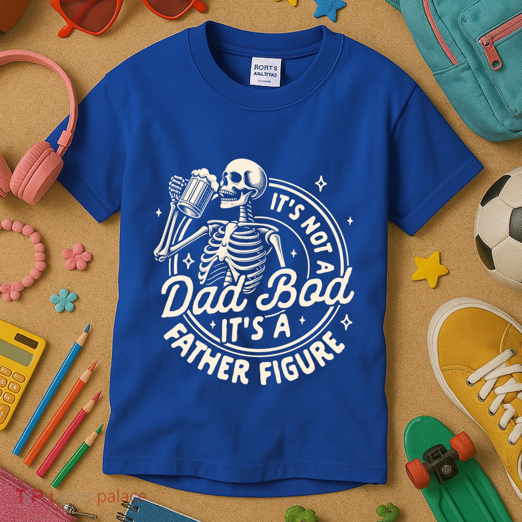 Beer Lover Ing ItS Not A Dad Bod ItS A Father Figure Gift Kids T-Shirt