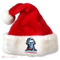 Bitches Love Independence Funny 4th Of July Thomas Jefferson Santa Hat thumb 0