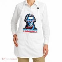 Bitches Love Independence Funny 4th Of July Thomas Jefferson Apron thumb 2
