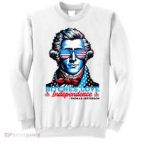 Bitches Love Independence Funny 4th Of July Thomas Jefferson Sweatshirt thumb 0