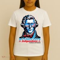 Bitches Love Independence Funny 4th Of July Thomas Jefferson T-Shirt thumb 4