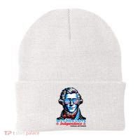 Bitches Love Independence Funny 4th Of July Thomas Jefferson Beanie thumb 0