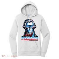 Bitches Love Independence Funny 4th Of July Thomas Jefferson Women's Hoodie thumb 0