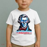Bitches Love Independence Funny 4th Of July Thomas Jefferson Toddler T-Shirt thumb 2