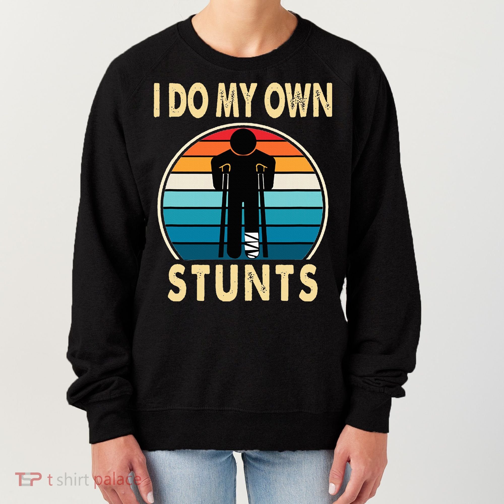 Broken Leg Injury Ankle Knee Get Well Soon Women's Sweatshirt