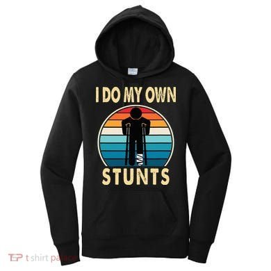 Broken Leg Injury Ankle Knee Get Well Soon Women's Hoodie