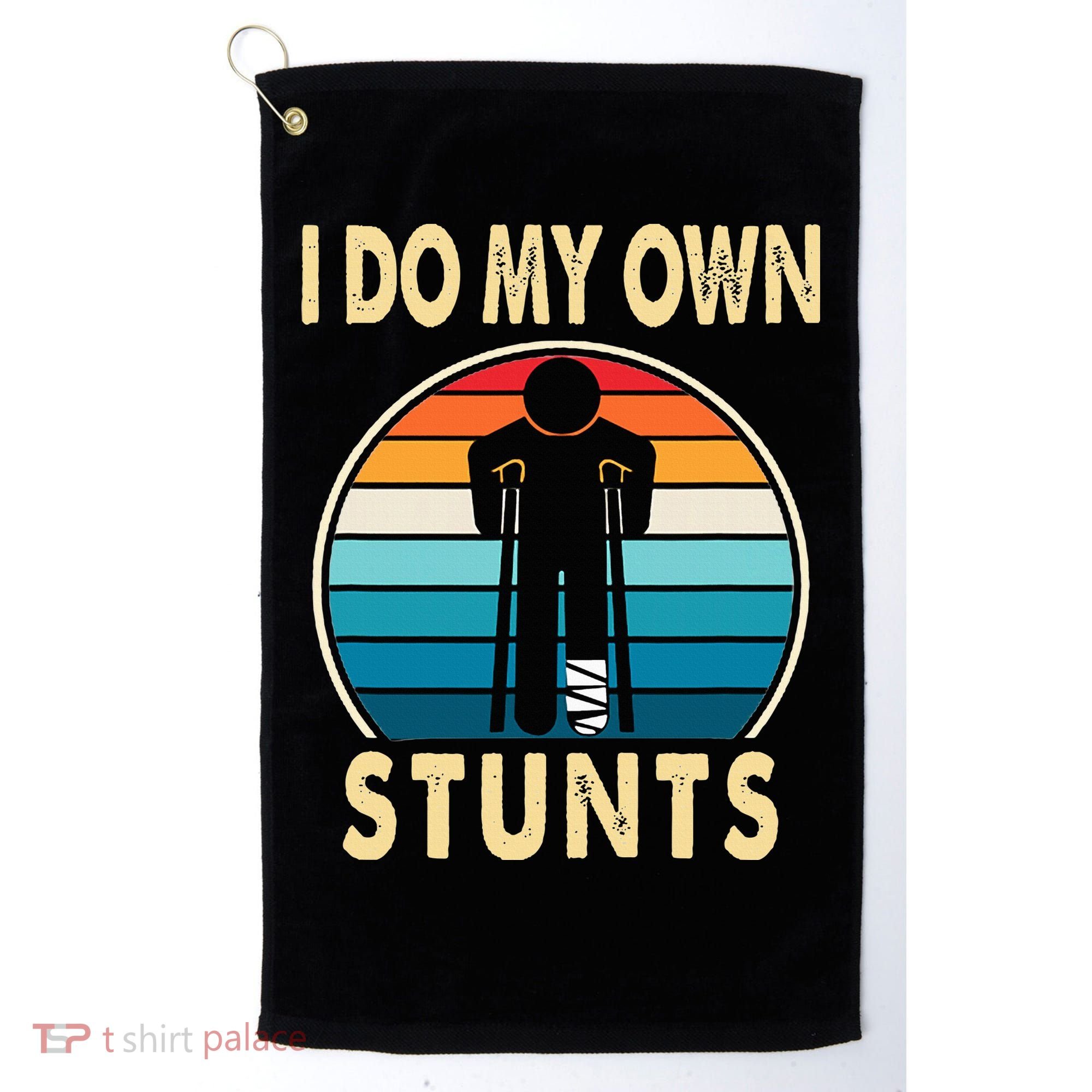 Broken Leg Injury Ankle Knee Get Well Soon Golf Towel