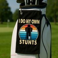 Broken Leg Injury Ankle Knee Get Well Soon Golf Towel thumb 2