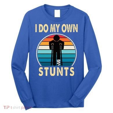 Broken Leg Injury Ankle Knee Get Well Soon Long Sleeve Shirt
