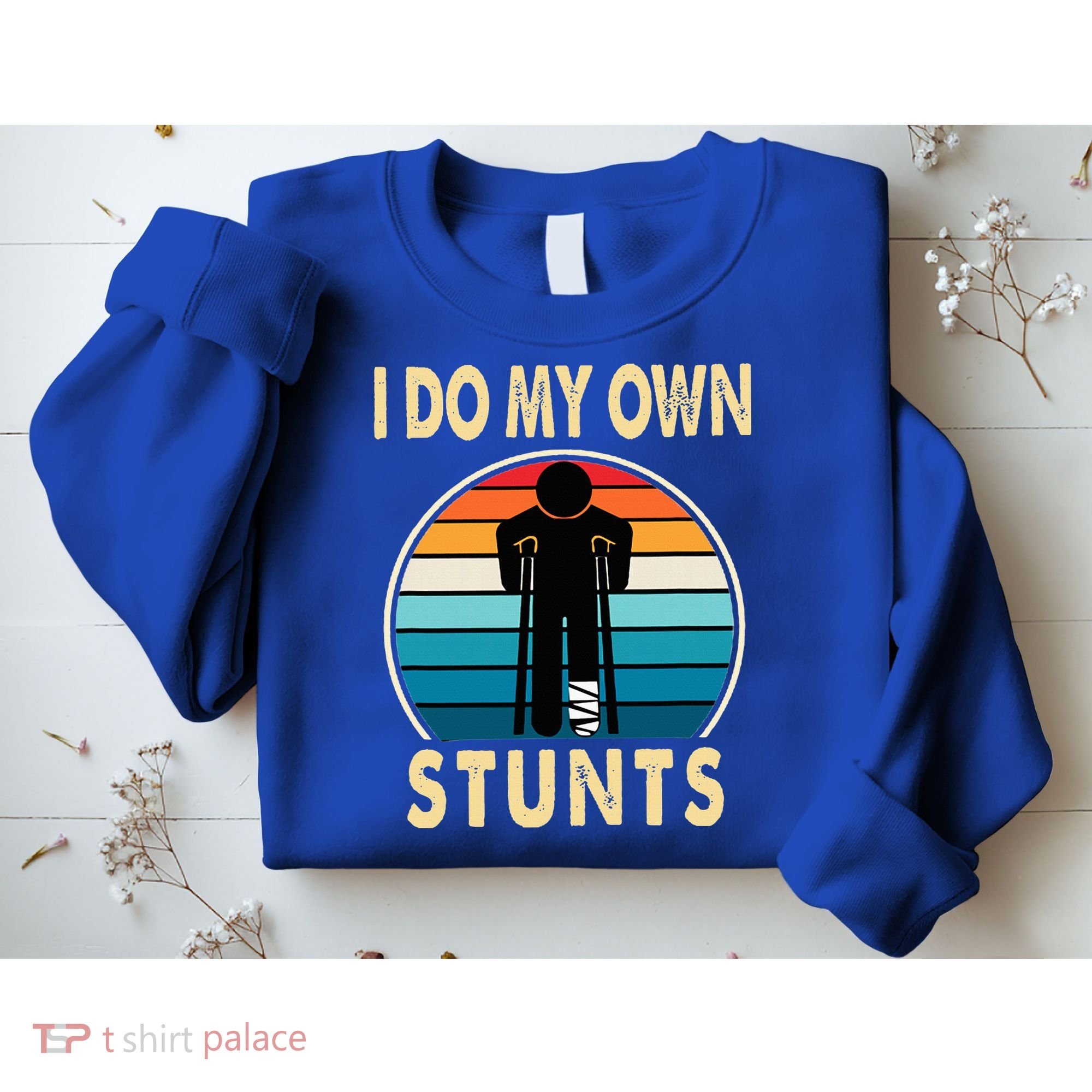 Broken Leg Injury Ankle Knee Get Well Soon Sweatshirt