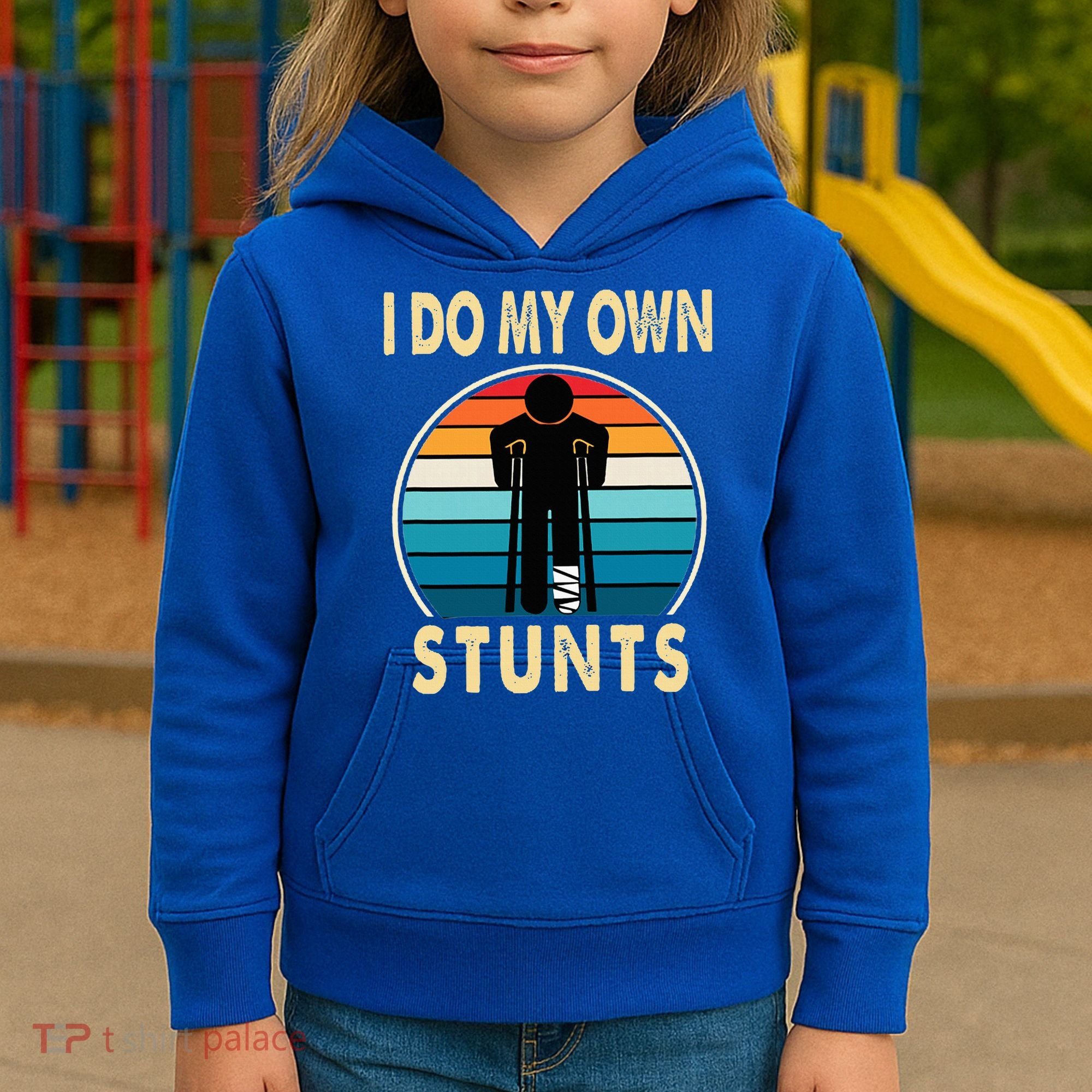 Broken Leg Injury Ankle Knee Get Well Soon Kids Hoodie