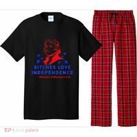 Bitches Love Independence Thomas Jefferson 1776 Pajama Set thumb 0