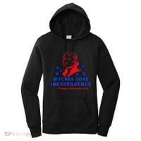 Bitches Love Independence Thomas Jefferson 1776 Women's Hoodie thumb 0