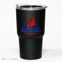 Bitches Love Independence Thomas Jefferson 1776 Tumbler thumb 0