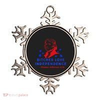 Bitches Love Independence Thomas Jefferson 1776 Ornament thumb 0