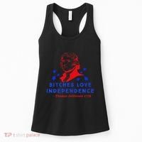 Bitches Love Independence Thomas Jefferson 1776 Women's Tank Top thumb 0
