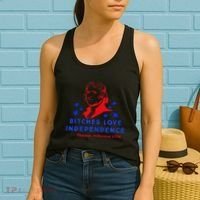 Bitches Love Independence Thomas Jefferson 1776 Women's Tank Top thumb 2