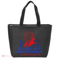 Bitches Love Independence Thomas Jefferson 1776 Tote Bag thumb 0