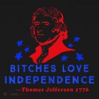 Bitches Love Independence Thomas Jefferson 1776 Tote Bag thumb 4