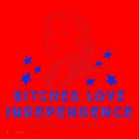 Bitches Love Independence Thomas Jefferson 1776 Santa Hat thumb 1