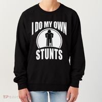 Broken Leg Injury Ankle Knee Funny Get Well Soon Gift Women's Sweatshirt thumb 0