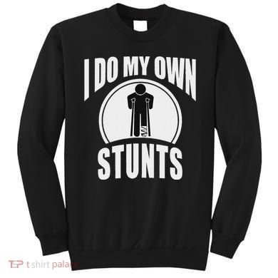 Broken Leg Injury Ankle Knee Funny Get Well Soon Gift Sweatshirt
