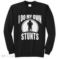 Broken Leg Injury Ankle Knee Funny Get Well Soon Gift Sweatshirt thumb 0