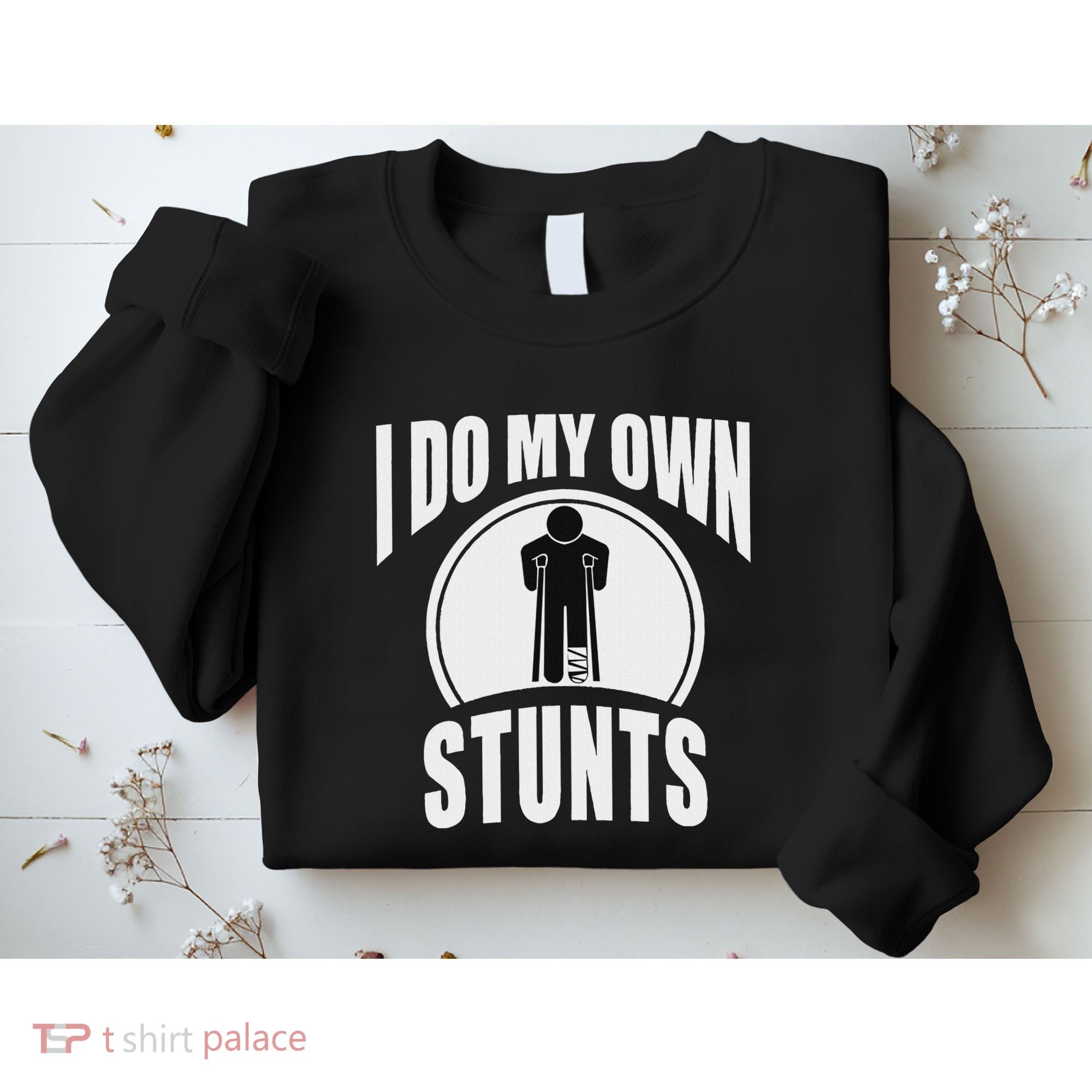 Broken Leg Injury Ankle Knee Funny Get Well Soon Gift Sweatshirt