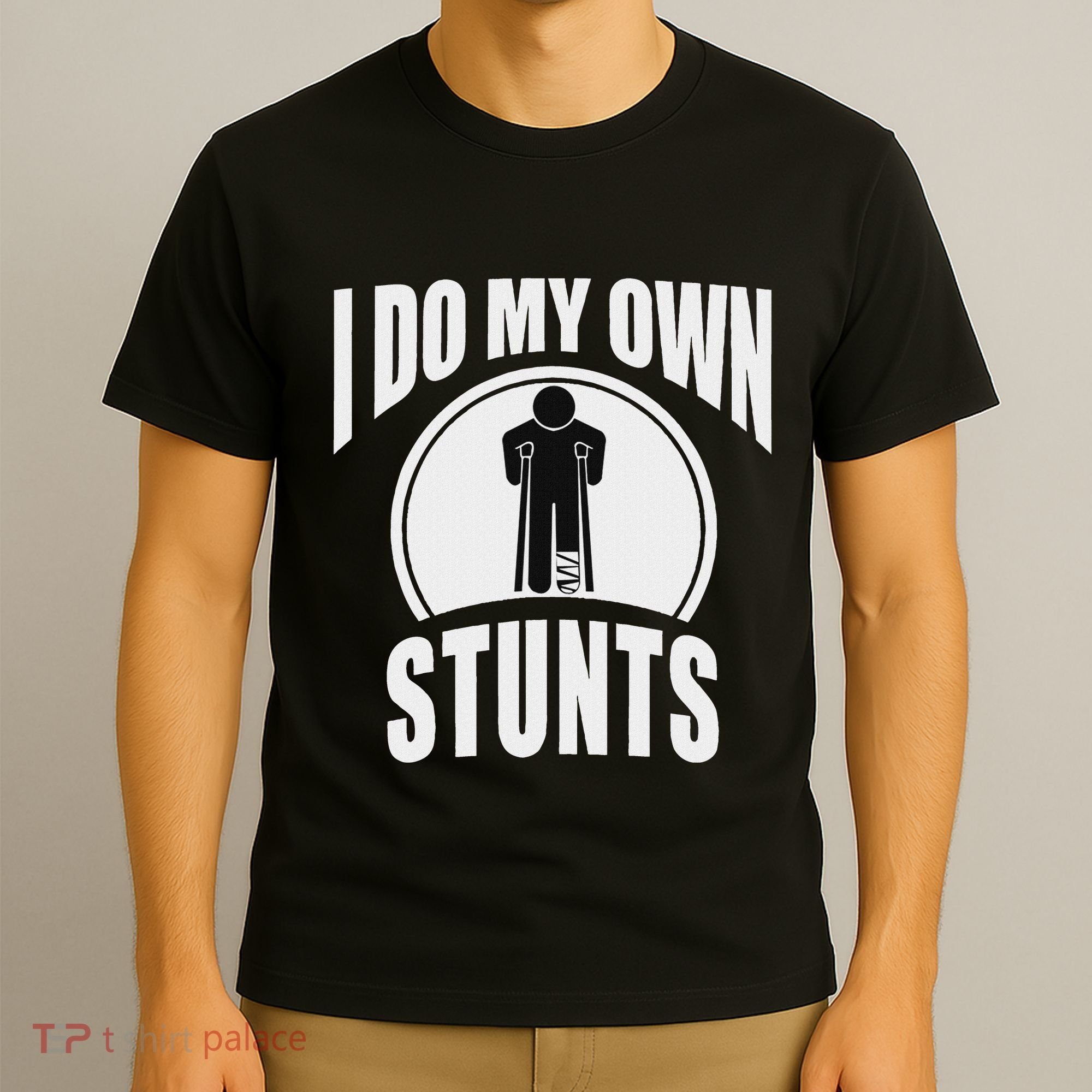 Broken Leg Injury Ankle Knee Funny Get Well Soon Gift T-Shirt